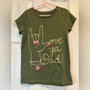 Girls Dad t-shirt Carters size 8